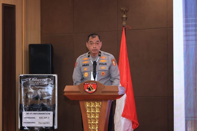 RAKERNIS PUSJARAH POLRI : PERKUAT IMPLEMENTASI TRIBRATA DAN CATUR PRASETYA