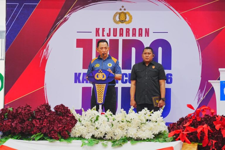 Kapolri Buka Judo Cup : Tanamkan Nilai Sportivitas hingga Persiapkan SDM Tangguh