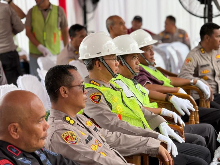 Dukung Program Ketahanan Pangan, Karo Logistik Polda Bengkulu Lakukan Groundbreaking Gudang Ketahanan Pangan Polri Kapasitas 1.000 Ton