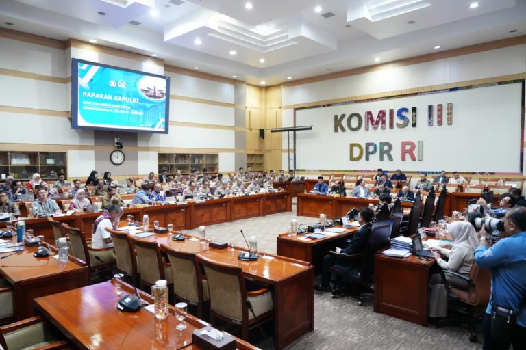 Ketua Komisi III DPR RI : Hasil Survei Litbang Kompas Jadi Motivasi Polri Tingkatkan Pelayanan kepada Masyarakat